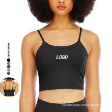 custom logo one piece sexy women sports bra crop top yoga wear sport bra